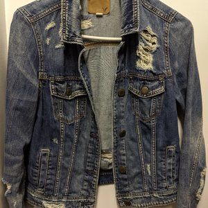 Distressed Jean Jacket